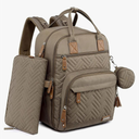 iniuniu Diaper Bag Backpack, 4 in 1 kit Large Unisex Baby Bags for Boys Girls, Waterproof Travel Back Pack with Diaper Pouch