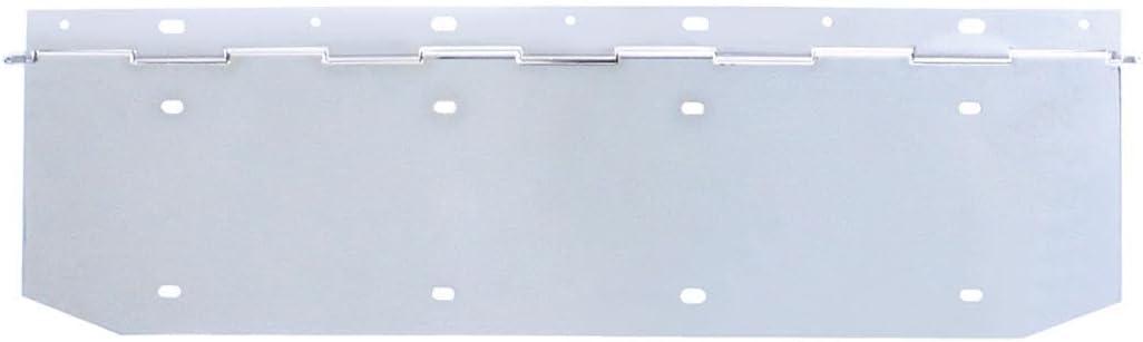 United Pacific 10512 Chrome 2 License Plate Angled Holder W/Hinge