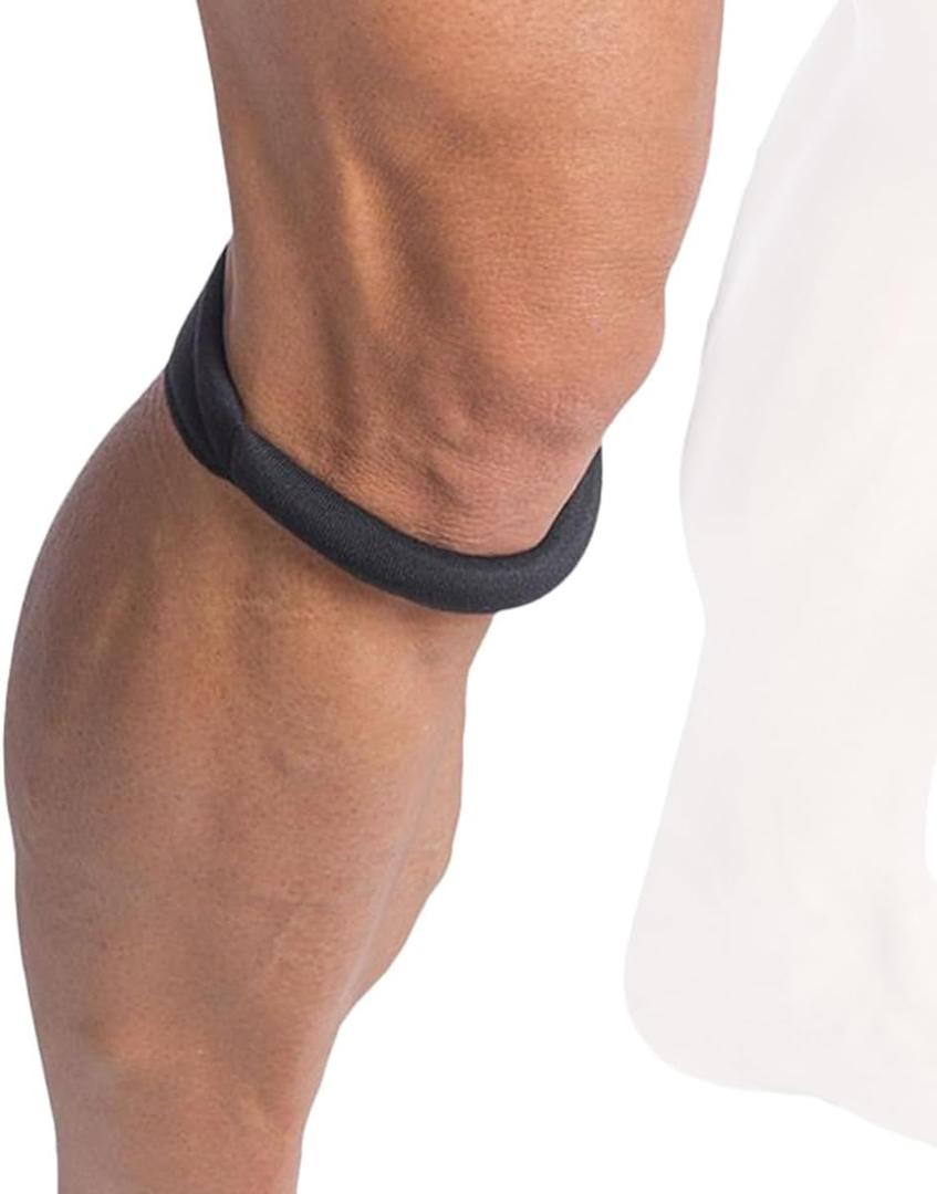 Cho-Pat Original Knee Strap, Patella Support for Runner’s Knee, Jumper’s Knee, Osgood Schlatter’s, and Chondromalacia, Black, Small