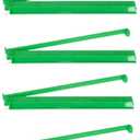 (4PCS) Rainbow Mahjong Rack and Pusher Combo,Unisex, 4 Count, Multicolor, Plastic, No Assembly Required (Green)