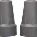 Medline G00842 Guardian Super Crutch Tip, Gray, 7/8 Inch
