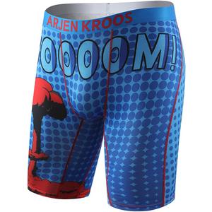 Arjen Kroos Men's Compression Shorts Athletic Workout Running Performance Underwear Long Boxer Briefs, XL