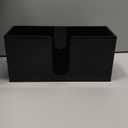 Paper Towel Holder Countertop, Black Acrylic Napkin Dispenser, Multifold Paper Towel Dispenser for Z-fold C-fold MultiFold Trifold-Bathroom Toilet Kitchen Restaurant (2)