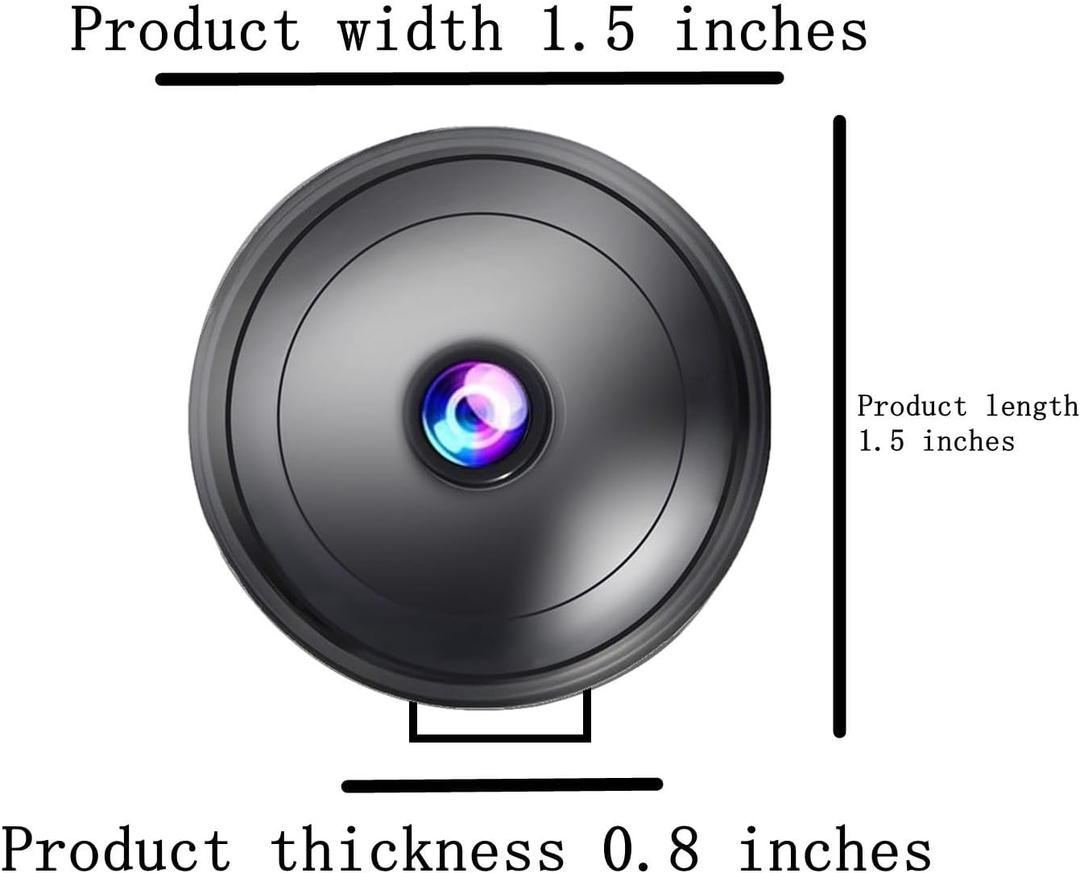 Hidden Camera with Video Cameras Home Indoor Use Cam Night Vision Motion Detection Baby Monitor Wireless Outdoor Nanny