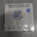 WiFi Temperature Humidity Monitor: Upgraded Smart Temperature and Humidity Sensor with Large Backlit LCD Screen & App Alerts, Indoor Thermometer Hygrometer Compatible with Alexa Google Assistant