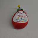 Strawberry Cat Plush Stuffed Animal Red Cat Plush Wear Birthday Hat Kawaii Stuffed Toys Soft Home Plushie Decoration Gifts for Boys Girls