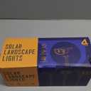 Kyosho Solar Outdoor Lights Waterproof IP67, 38 LEDs Solar Spot Lights Outdoor, 2-in-1 Landscape Spotlight with 3 Modes for Lawn, Pathway, Yard, Pool, 4 Pack (Warm)