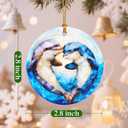 6 x Christmas Ornaments, Dolphin Ornament, Christmas Tree Ornaments, Xmas Decorations, Holiday Decorations, Gifts for Dolphin Lovers, Holiday Party Gifts, and Xmas Gift Ideas