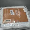 Ultra Soft Full Size Mattress Topper - Cloud-Like Mattress Pad for Full Back Support - Breathable Cooling Material for Hot Sleepers, White
