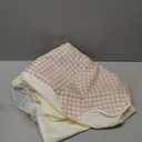 Senodeer Kids Play Tent Indoor: with Brown Checkered, Mat, Rainbow Tissue Garland, Star Lights  Girl Tent Indoor Playhouse for Girls Kids Toys for Boy Girl BAirthday for Kids Gift