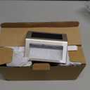 JSOT Solar Fence Lights - Solar Lights Outdoor Waterproof, Outdoor Light Deck Light for Outside Garden Backyard Patio Yard Wall Stair Step Post 3LED Lighting, Warm Light, 6 Pack