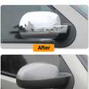 Chrome Fully Mirror Caps Covers Compatible with 2007-2014 Chevy Silverado GMC Sierra Avalanche Tahoe Suburban Yukon Escalade ESV Side View Door Mirror Cover Caps (Left Right)