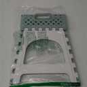 Foldable Green Shaving Shower Stool - Waterproof Plastic Pedicure Rest