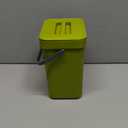 LALASTAR Food Waste Basket Bin for Kitchen, Small Countertop Compost Bin with Lid, Odor-Free Food Scrap Container, Wall Mounted Garbage Can, 3L/0.8 Gal, Green