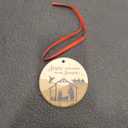 Nativity Scene Christmas Ceramic Ornaments, Jesus Ornament for Christianity Gift, Birth of Christ, Decoration for Christmas