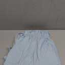 RIMELA Grayish Blue Bed Skirt Queen Size 18 Inch Drop, Wrap Around Elastic Bedskirt, Dust Ruffle for Adjustable Bed Base Machine Washable Easy to Install Bed Skirts