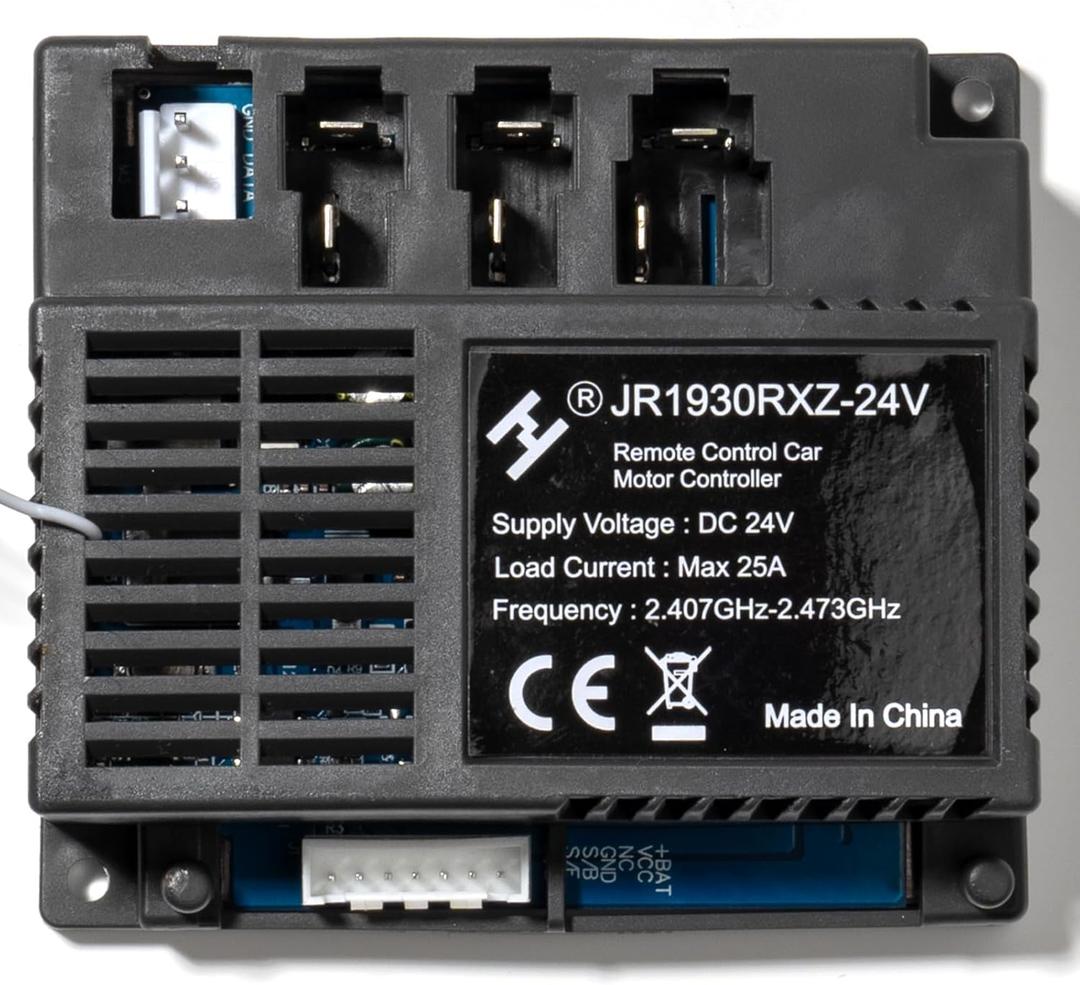 JR1930RXZ-24V Remote Control car Motor Controller,Control Box Powered Wheel Circuit Board Replacement Parts Receiver Mainboard Accessories Children Electric Ride On Cars Kids