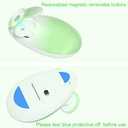 2.4GHz Wireless Mouse, Bluetooth Mouse Dual Channel, 1600DPI USB Mouse, Cute Big Ears Mouse Shape, Detachable Buttons for PC, Tablet, Laptop, Windows System (Green)