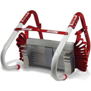 Kidde Fire Escape Ladder, 2-Story Rope Ladder, Extends to 13-Feet, Anti-Slip Rungs (13-Foot)