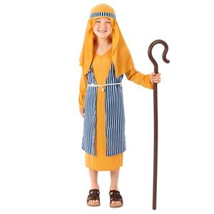 fun shack Boys Shepherd Costume for Kids, Joseph Costume for Boys, Shepherd Boy Outfit, Nativity Dress-Up, Small