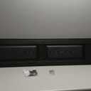 Ekena Millwork Lifetime Vinyl LP2S12X04700BL Standard Two Equal Panel Vinyls, Raised Panel Vinyl Shutters, w/Installation Shutter-Lok's & Matching Screws (Per Pair), 12"W x 47"H, Black