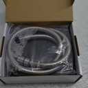 Handheld Toilet Bidet Sprayer for Toilet-Adjustable Water Pressure Control with Bidet Hose for Feminine Wash, Stainless Steel Brushed Nickel Cloth Diaper for Baby Wash (Stainless Steel, 1)