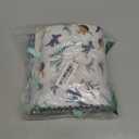 Hudson Baby Unisex Baby Cotton Flannel Receiving Blankets 7-Pack Bundle, Dino Friends, One Size
