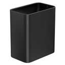 Cesun Small Bathroom Can 2.1 Gallon Wastebasket, Modern Metal Garbage Can Office Waste Basket, Matte Black Stainless Steel Bin for Bedroom, Home Office, Toilet, rv, Near Desk, Under Sink
