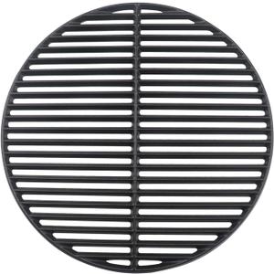 18 3/16" Grill Grates for Large Big Green Egg, Cast Iron Grid Grates Replacement for Kamado Joe KJ23RH Classic I, KJ-23RHC Classic II, KJ23NRHCI Classic III, Vision Grill VGKSS-CC2, B-11N1A1-Y2A
