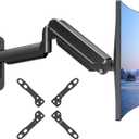 MOUNT PRO Monitor Wall Mount for Max 35 inch/26.4lbs Flat Curved Screens, Premium Heavy Duty Single Monitor Arm, Full Motion Ultrawide Wall Mount with VESA Extension Kit, VESA Mount 200x200mm