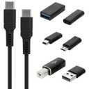 Helix 1.8m (6 ft.) 60W USB Cable with Universal Adapter Kit