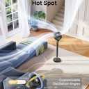 DREO Standing Fan for Bedroom,120°+100° Oscillating Fan, Quiet Pedestal Fan