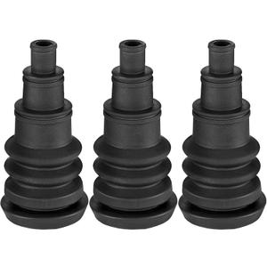 TonGass (3-Pack) Universal Firewall Boot, Safe and Convenient Firewall Grommet Kit, Can Accommodate 3/8 Inch to 1 Inch Wire Bundles