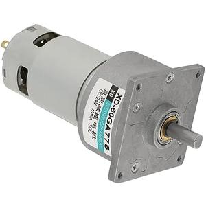DC 24V 35W Mini DC Gear Motor Metal Speed Adjustable Large Motor CW/CCW(24V 300rpm)