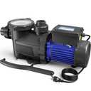 AQUASTRONG In/Above Ground Pool Pump, High Flow (Dual Speed, 2HP, 5186 GPH, 115V)