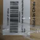 White Lamp Shades Set of 2, Empire Large Lamp Shades for Table Lamps Floor Lamps, 6" Top x 16" Bottom x 10.8" High, Natural Linen Lampshades Replacement, Spider, Harp Holders Included, Easy Assembly