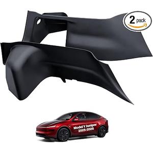 cybtkcar for Tesla Rear Trunk Side Protective Cover Model Y Refreshed Juniper Accessories 2025 2026 Trunk Left & Right Panel Protection TPE Stick Cargo Side Protect Mat Full Wrap Guards Cover Black