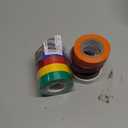 Electrical Tape Matte Rainbow 10 Colors Pack 3/4-Inch by 60 Feet, Waterproof,Strong Adhesive, Durable, Easy-Wrap