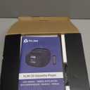 KLIM CD Player & Cassette Tape Player with Case, Bluetooth Boombox, AM/FM Radio, Stereo Sound, Remote, CD and Cassette Combo, Tape Recording, USB Drive, AUX, AC/DC Powered