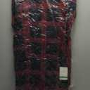 Womens Plaid Splicing Mock Neck Knit Sweater Dress Winter Long Sleeve Knee Length Tunic A-line Midi Dresses size Large