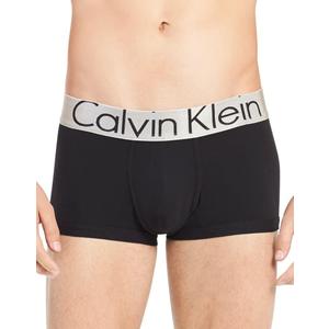 Calvin Klein Men's The Pride Edit Steel Micro Low Rise Trunks (Medium, Black/Black/Black)