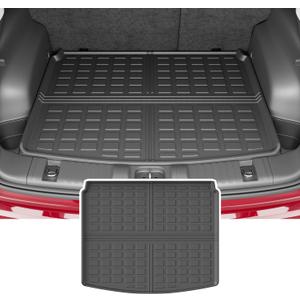 powoq Cargo Mat Compatible with 2017-2025 Jeep Compass TPE Rear Trunk Mat Cargo Liners Replacement for 2017 2018 2019 2020 2021 2022 2023 2024 2025 Jeep Compass Accessorie (Rear Trunk Mat)