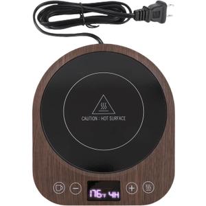 , 36W for Desk with 3 Temperature Settings, 1-9 Hrs Timer, Auto Shutoff Electric Cup Warmer for Tea Milk, Candle Warmer Plate for Home & Office (US Plug)