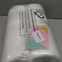 AAAAAcessories D-Shaped Chair Cushions, 2" Thick Dining Chair Pads with Ties and Removable, Machine-Washable Cover, 17" x 16", Set of 6, Oatmeal Beige