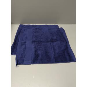 Softolle 100% Cotton Washcloths 2 Pack (12x12 Inches) Soft, Highly Absorbent Washcloth, Face Towels, Wash Cloths for Face, Ring Spun, Bulk Pack (Navy Blue