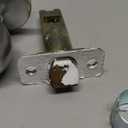 Gobrico Satin Nickel Privacy Door Knob Egg Shape Door Handle Set