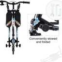 Swing Scooter for Kids, 3 Wheels Foldable Wiggle Kick Scooter Push Drifting with 4 Adjustable Handlebar & 2 Rear LED Wheel for Boys and Girls Ages 3-8
