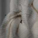 Floerns Women's Elegant Long Sleeve Cropped Blazer Open Front Textured Knit Business Casual Suit Jacket White X-Large