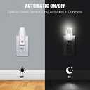 Emotionlite Plug in Night Light, Neutral White LED Nightlight, Dusk to Dawn Sensor, Kids, Nursery, Bedroom, Bathroom,Hallway, Stairs, Kitchen, 4 Pack