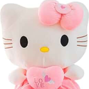 Kitty Plush  Collectible Kitty Plushie Cute Stuffed Animal Toy Adorable Kawaii Doll (Pink 30cm .)